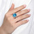 Lafonn Cushion-Cut Halo Engagement Ring bonded in Platinum R0357PRP05