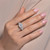 Lafonn Vintage Inspired Engagement Ring bonded in Platinum R0278CLP05