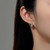 Lafonn Geometric Stud Earr ings in Sterl ing Silver Bonded with Plat inum