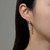 Lafonn Station Drop Earr ings in Sterl ing Silver Bonded with Plat inum
