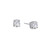 Lafonn 1.32 CTW Stud Earr ings in Sterl ing Silver Bonded with Plat inum