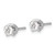 14k White Gold Fancy Twist Diamond Earrings