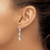 Diamond Pavé Drop Post Earrings