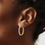 Leslie's 14K Crystals from Swarovski Polished Hoop Earrings