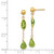 14K Peridot Post Earrings