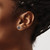 14k 6-7mm Round Black Saltwater Akoya Cultured Pearl Stud Post Earrings