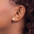 14k 5-6mm Round White Saltwater Akoya Cultured Pearl Stud Post Earrings