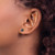 14K 5-6mm Round Black Saltwater Akoya Cultured Pearl Stud Post Earrings