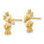 14k Madi K Cubic Zirconia Reindeer Post Earrings