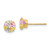 14k Madi K ® Multi-color Cubic Zirconia Post Earrings