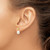 Rice Freshwater Cultured Pearl Dangle Post Earrings