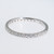 14k White Gold French Pave Round Cut Diamond Wedding Band 0.60 CTW