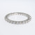 14k White Gold Shared Prong  Round Cut Diamond Eternity Band 1.40 CTW