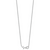 White Ice Sterling Silver Rhodium-plated 18 Inch Diamond Heart with Heartbeat Necklace