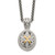 Shey Couture Sterling Silver with 14K Accent 18 Inch Diamond Necklace