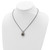 Shey Couture Sterling Silver with 14K Accent 18 Inch Antiqued Black Diamond Necklace