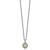 Shey Couture Sterling Silver with 14K Accent 18 Inch Antiqued Diamond Necklace