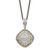 Shey Couture Sterling Silver with 14K Accent 18 Inch Antiqued Diamond Necklace