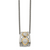 Shey Couture Sterling Silver with 14K Accent Diamond 18 Inch Necklace