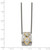 Shey Couture Sterling Silver with 14K Accent Diamond 18 Inch Necklace