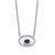 Oval Gemstone & Diamond Necklaces