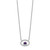 Oval Gemstone & Diamond Necklaces