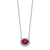 Oval Ruby & Diamond Necklaces