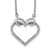 Diamond Heart Infinity Necklaces