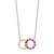 Gemstone and Diamond Circles Necklace