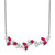 Gemstone & Diamond Floral Bar Necklaces