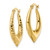 14K Polished Triangle Hoop Earrings YE1918