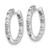 14k White Gold VS Diamond Hinged Hoop Earrings XE865WVS