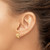 14k Round Hinged Hoop Earrings TM615