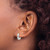 14k Round Hinged Hoop Earrings TM624