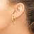 14k Non-Pierced Hoop Earrings X98