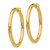 14k White Gold A Diamond Hinged Hoop Earrings XE1333A