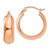 14k White Gold Hoop Earrings TF575