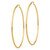 14k Light Twisted Hoop Earrings TF589