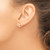 14k Rose Gold Round Hinged Hoop Earrings TF764