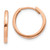 14K Rose Gold Hinged Hoop Earrings TF765