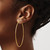 14k Polished Endless Tube Hoop Earrings TF801
