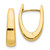 14k White Gold Hinged Hoop Earrings TH254