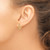 14K Textured Hoop Earrings TL1130