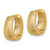 14K Textured Hoop Earrings TL1131