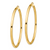 14k Diamond-cut Hoop Earrings TF554