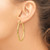 14k Diamond-cut Hoop Earrings TF561