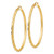 14k Diamond-cut Hoop Earrings TF563