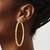 14k Diamond-cut Hoop Earrings TF563