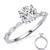 14KT Gold Diamond Engagement Ring Setting  EN4771-3.8MWG