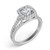 14KT Gold Diamond Engagement Ring Setting  EN7369-15WG